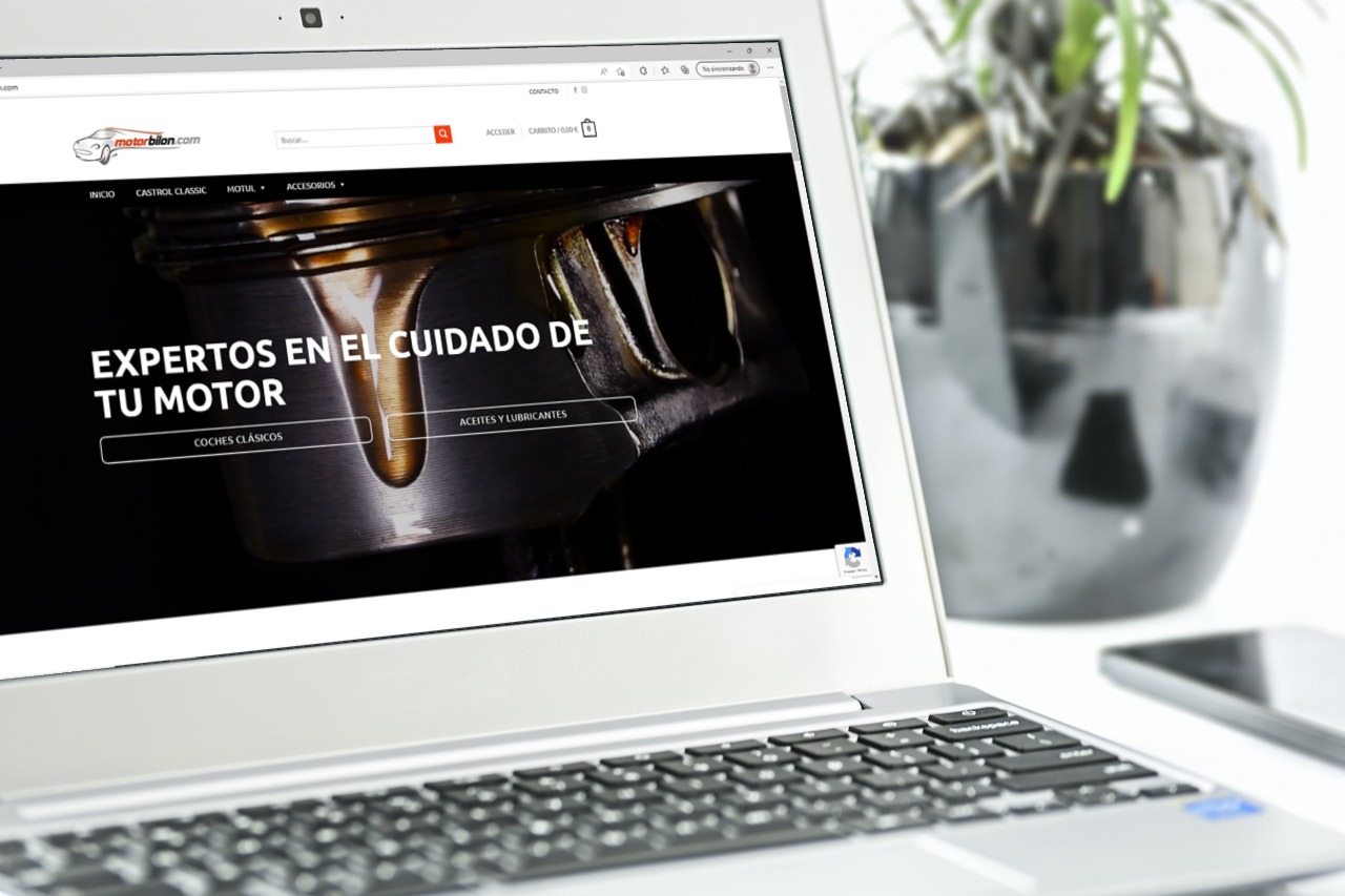 Diseño de pagina Web tienda online para empresa de productos para vehículos tienda online