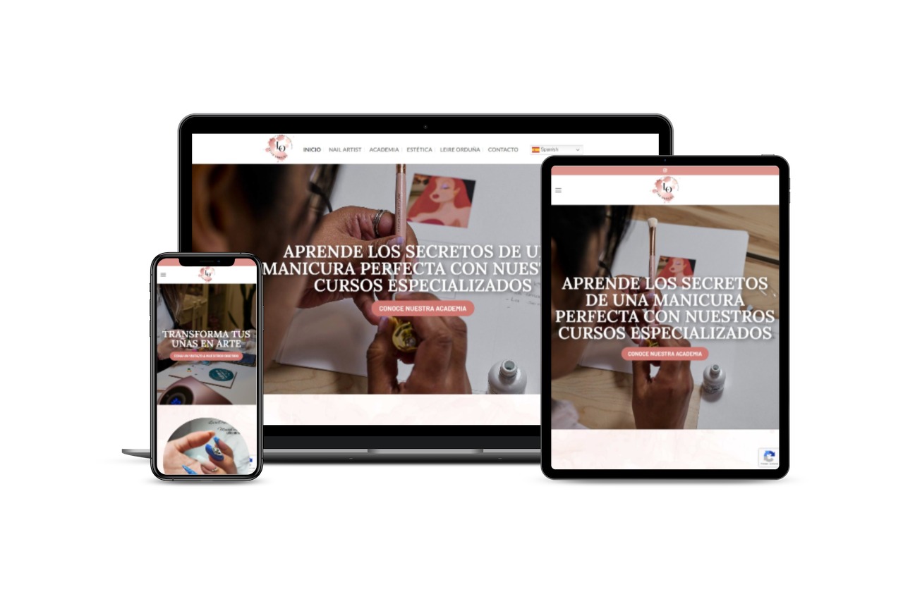 Diseño de página web para centros de manicura en Bilbao