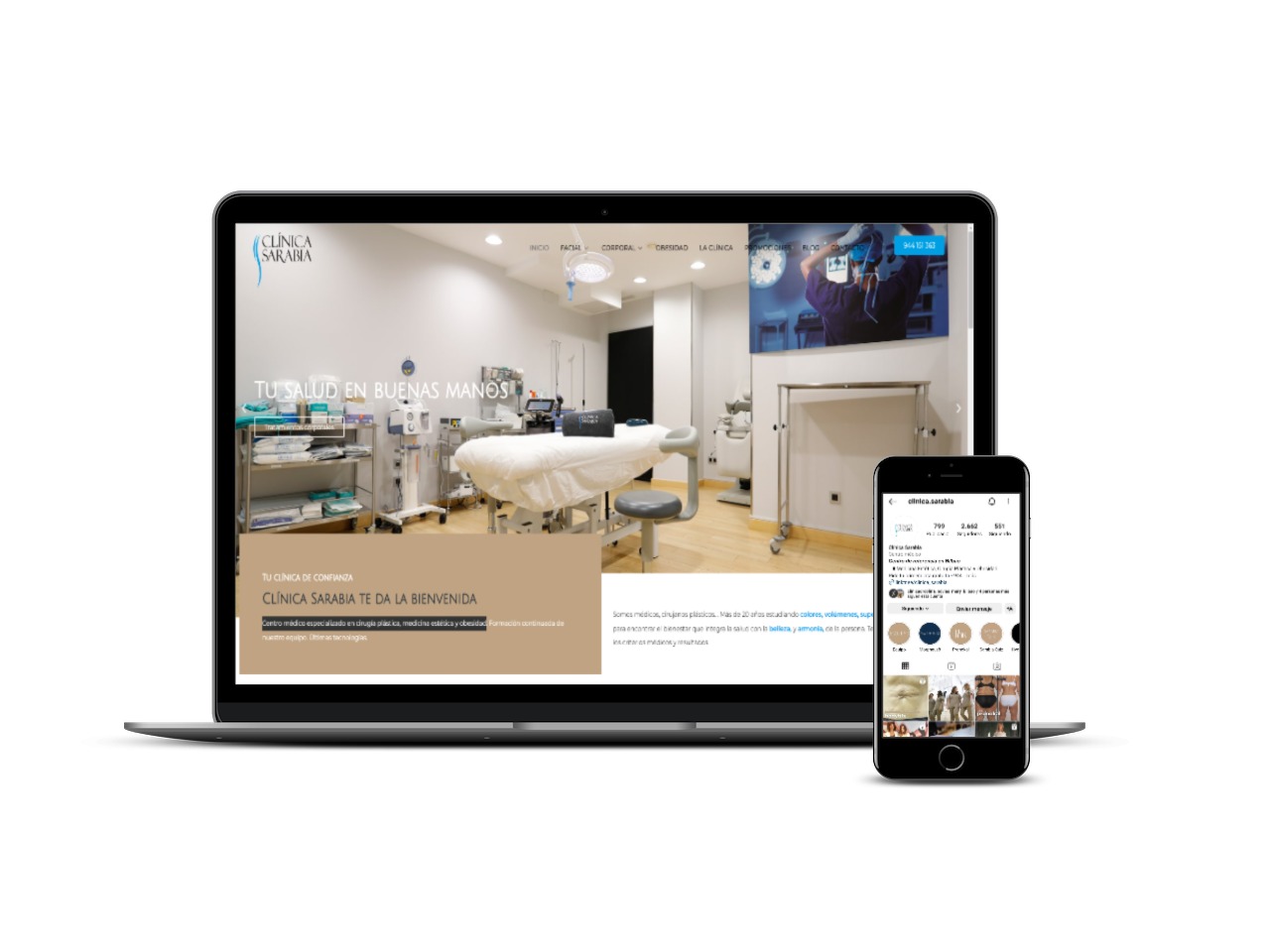 Marketing digital para centro medico especializado en cirugía plástica, medicina estética y obesidad