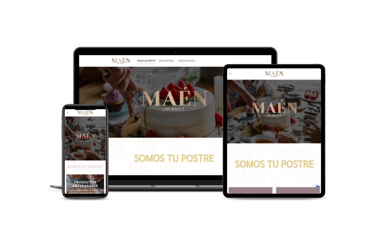 Diseño de Página Web para tienda de tartas