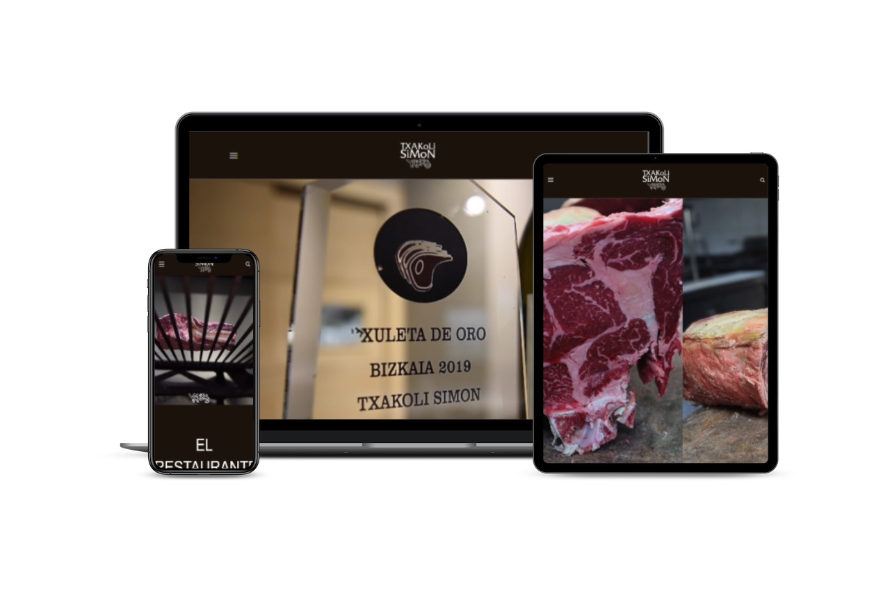 Diseño de página web para el Restaurante Asador Txakoli Simón