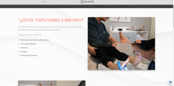 diseno-web-clinica-podologica-avanti