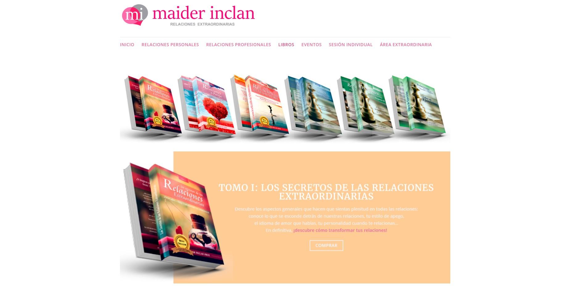Diseño de tienda on-line en Bilbao para venta de libros, cursos y eventos