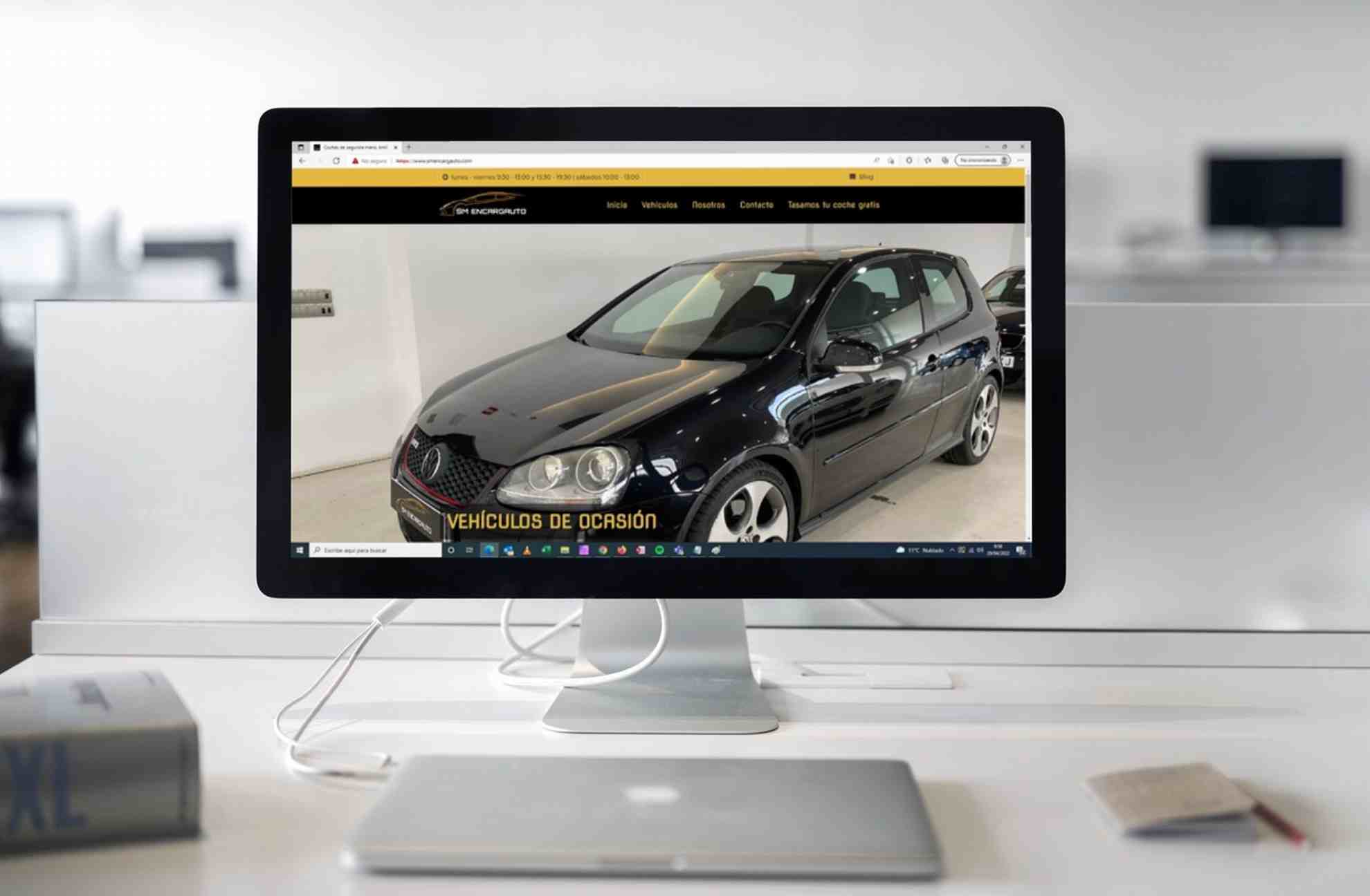 Diseño de página web para concesionario de coches ocasión