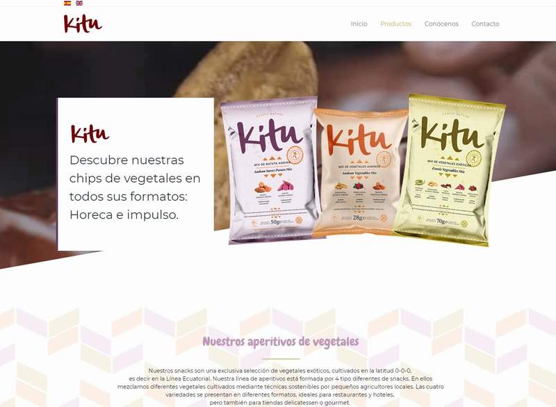 Diseño de página web para la empresa del sector de distribución alimentación