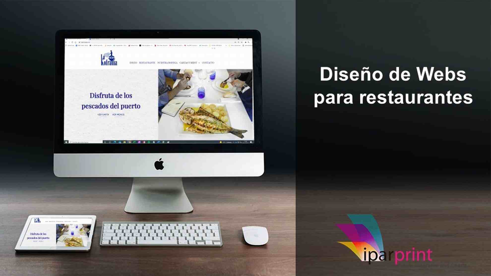 Diseño de página web para el restaurante La Kofradia