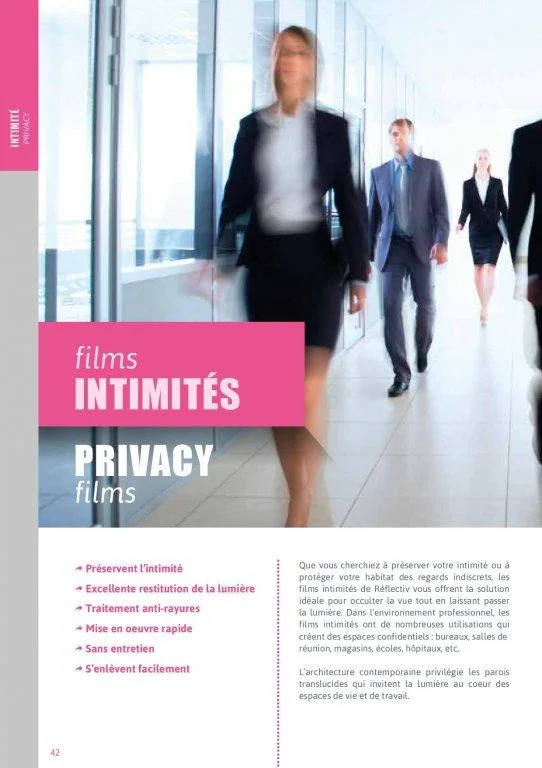 Imagen de vinilos de privacidad del archivo de Iparprint